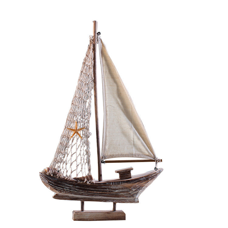 Antique Fishing Boat Home Decoration
