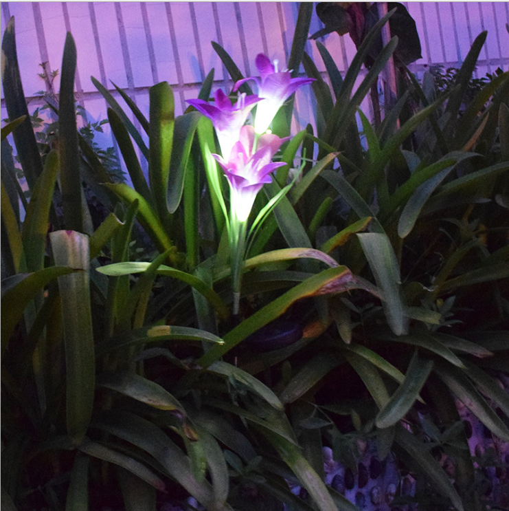 Waterproof 7 LED Lawn Lily Fairy Lights