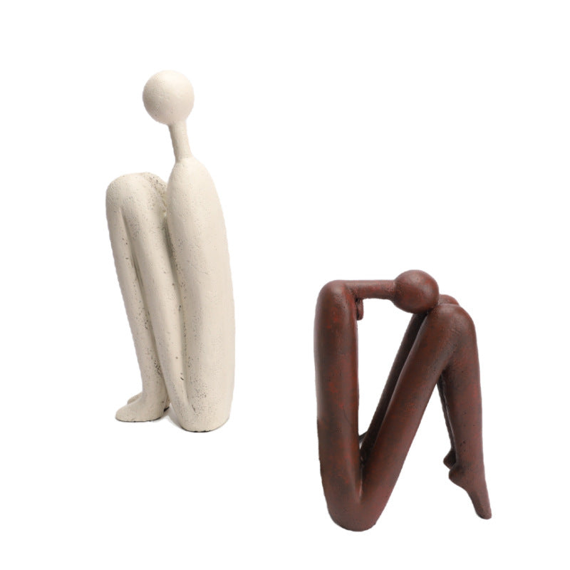 Modern  Abstract  Bookends